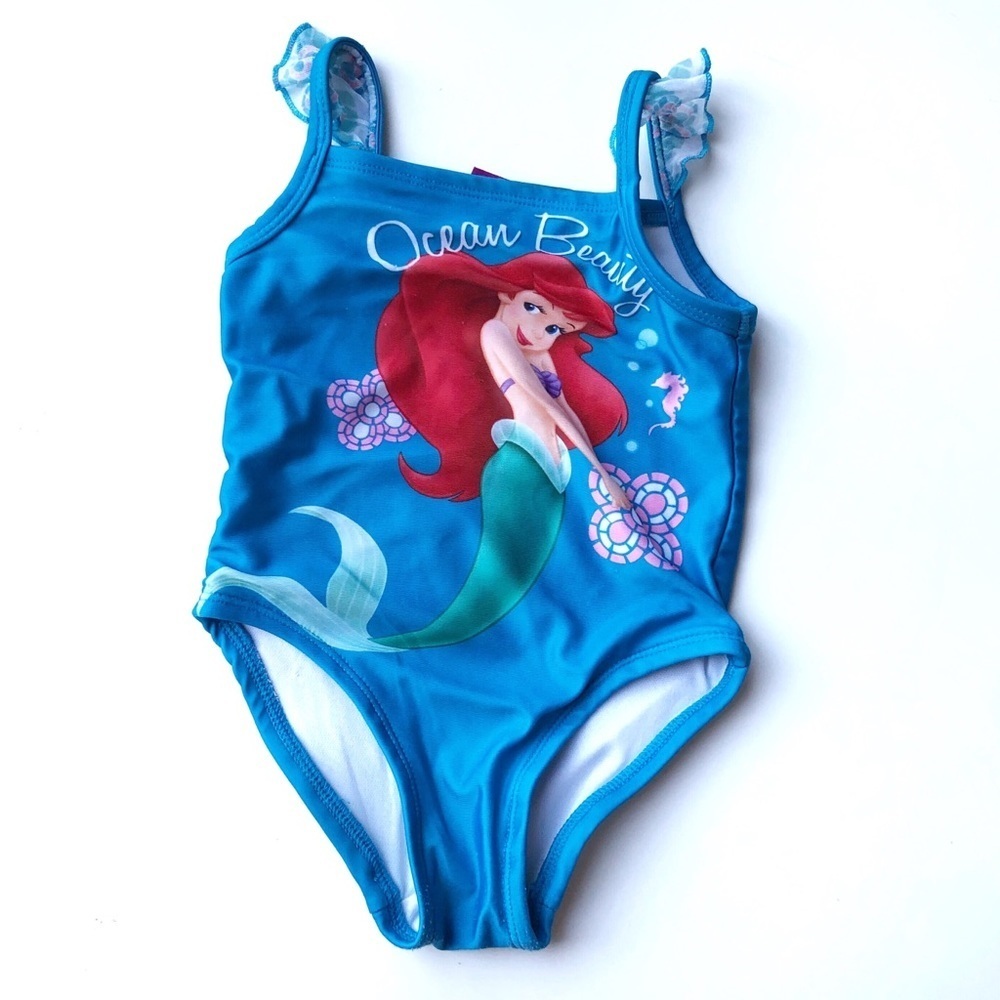 Disney Ariel Little Mermaid One Piece Swimsuit 2T